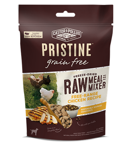 Picture of Castor & Pollux Castor & Pollux Grain Free Freeze Dried Raw Meal or Mixer, Free-Range Chicken 156g