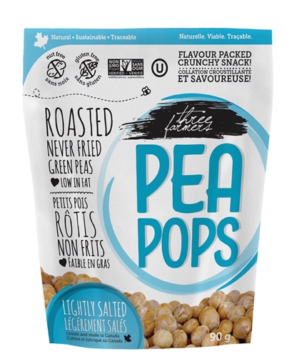 Picture of Three Farmers Three Farmers Pea Pops, Lightly Salted 90g