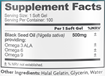 Picture of Health Logics Black Cumin Seed Oil, 100 Soft Gels