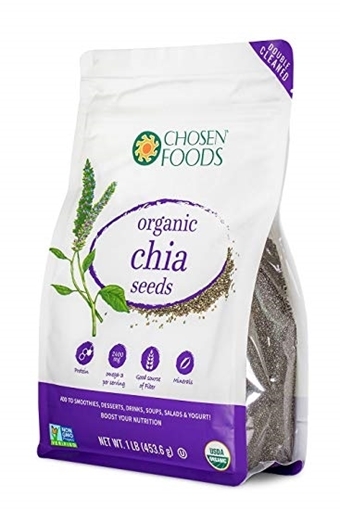 Picture of Chosen Foods Chosen Foods Chia Seeds, 453g