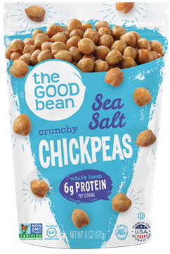 Picture of  The Good Bean Sea Salt Chick Pea Snack, 170g