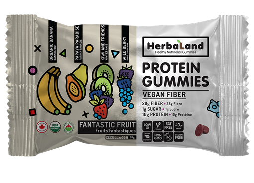 Picture of Herbaland Herbaland Protein Gummies, Fantastic Fruit 50g