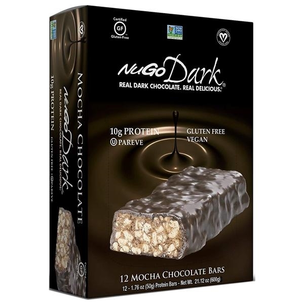 NuGo Dark Protein Bars, Mocha Chocolate