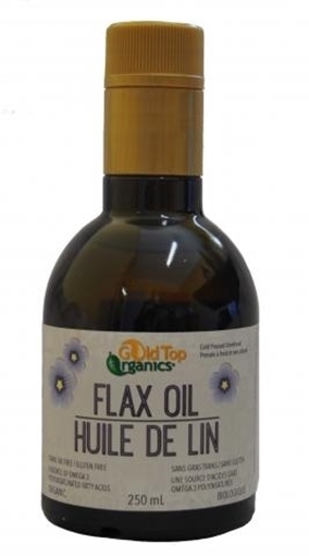 Picture of Gold Top Organics Gold Top Organics Flax Oil, 250ml