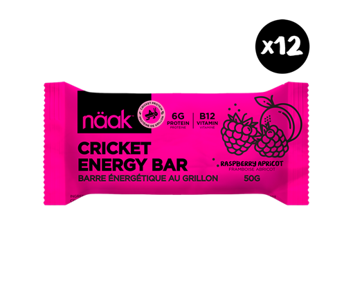 Picture of Naak Naak Energy Bars, Raspberry Apricot 12x50g