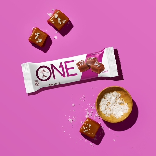 protein one bars salted caramel