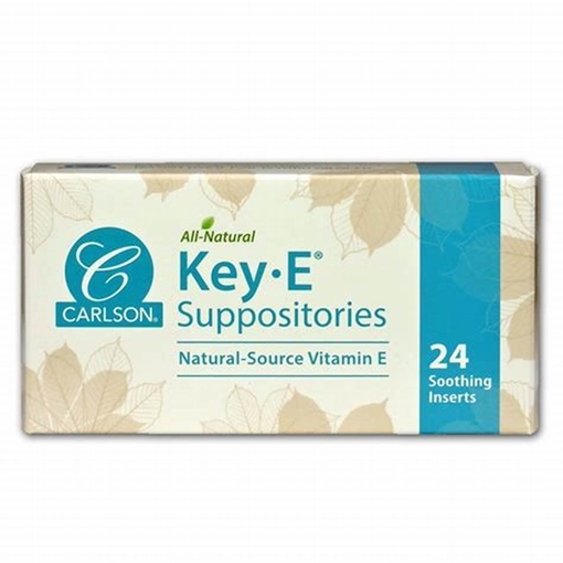 Picture of Carlson Laboratories Carlson Key-E Suppositories, 24 Inserts