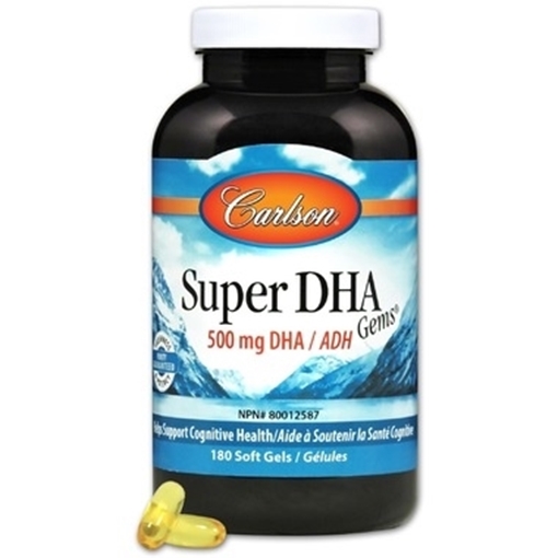 Picture of Carlson Laboratories Carlson Super DHA Gems, 180 Capsules