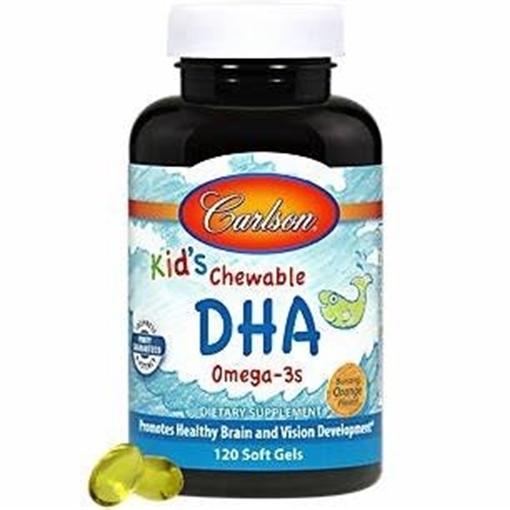 Picture of Carlson Laboratories Carlson Kid's Chewable DHA, 120 Soft Gels