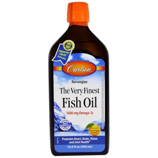 Picture of Carlson Laboratories Carlson The Very Finest Fish Oil, Orange 500ml