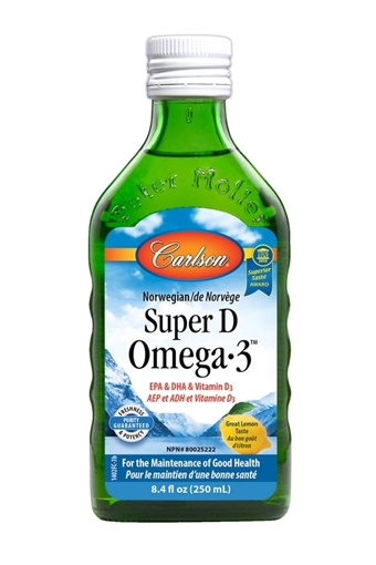 Picture of Carlson Laboratories Carlson Super D Omega 3, 250ml