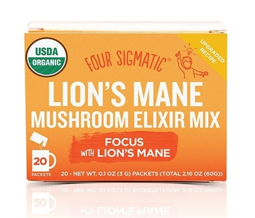 Picture of Four Sigmatic Four Sigmatic Lion's Mane Mushroom Elixir Mix, 20 Sachets