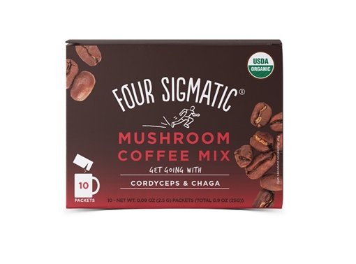 Picture of Four Sigmatic Four Sigmatic Mushroom Coffee Mix, Cordyceps & Chaga 10 Sachets