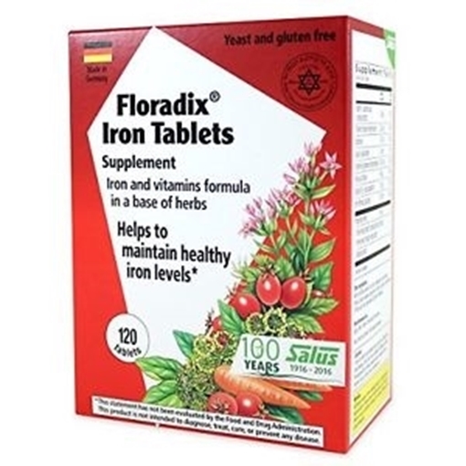Picture of Salus Haus Salus Haus Floradix Iron and Vitamin, 120 Tablets