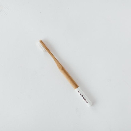 Picture of Brush Naked Brush Naked Medium Nylon Toothbrush, White