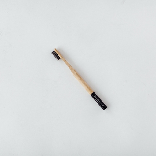 Picture of Brush Naked Brush Naked Soft Nylon Toothbrush, Charcoal