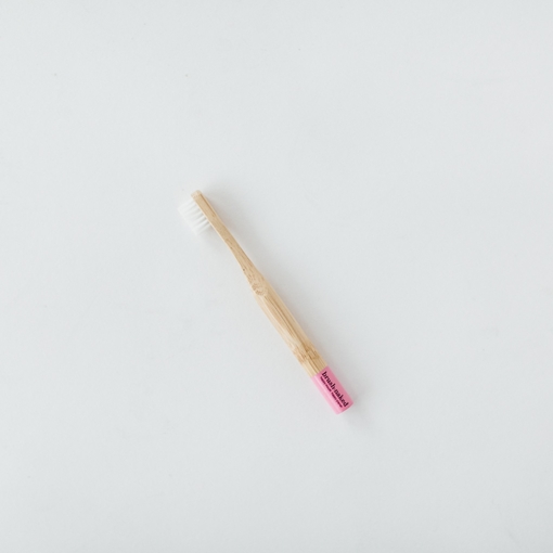 Picture of Brush Naked Brush Naked Soft Nylon Kids Toothbrush, Pink