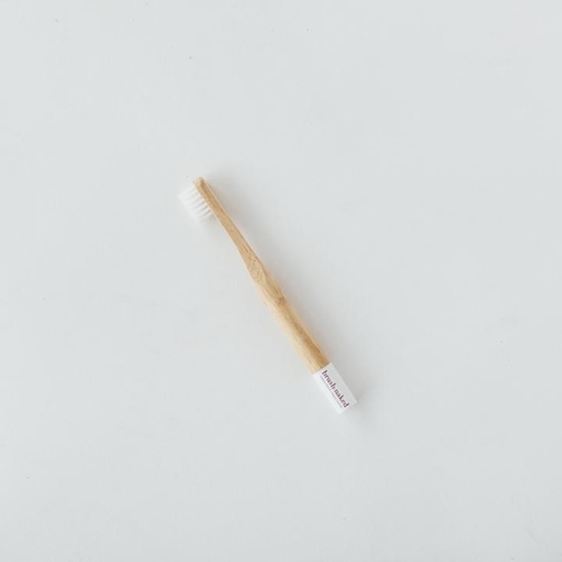 Picture of Brush Naked Brush Naked Soft Nylon Kids Toothbrush, White
