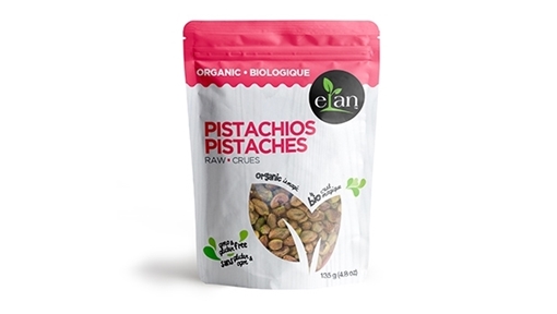 Picture of Elan Elan Organic Raw Pistachios, 135g
