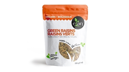 Picture of Elan Elan Organic Sun-Dried Green Raisins, 200g