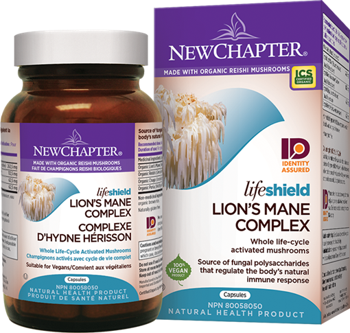 Picture of New Chapter New Chapter Lifeshield Lion's Mane, 48 Capsules