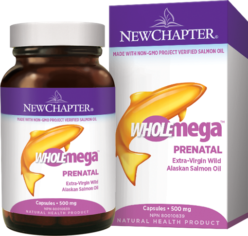 Picture of New Chapter New Chapter Wholemega Prenatal 500mg, 90 Softgels