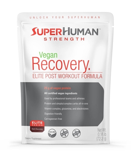 Picture of Super Human Strength Super Human Strength Vegan Recovery Packet, 12x72.2g