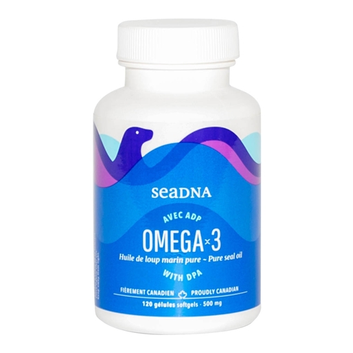 Picture of SeaDNA SeaDNA Omega-3 Seal Oil 500mg, 120 Softgels