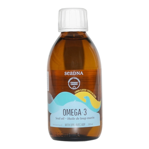 Picture of SeaDNA SeaDNA Lemon-Flavour Omega-3 Seal Oil, 200ml