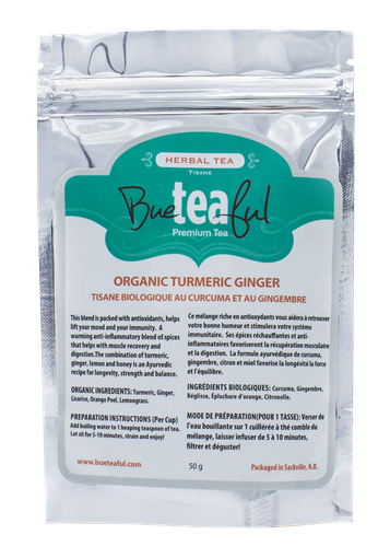Picture of Bueteaful Bueteaful Organic Turmeric Ginger Tea, 50g