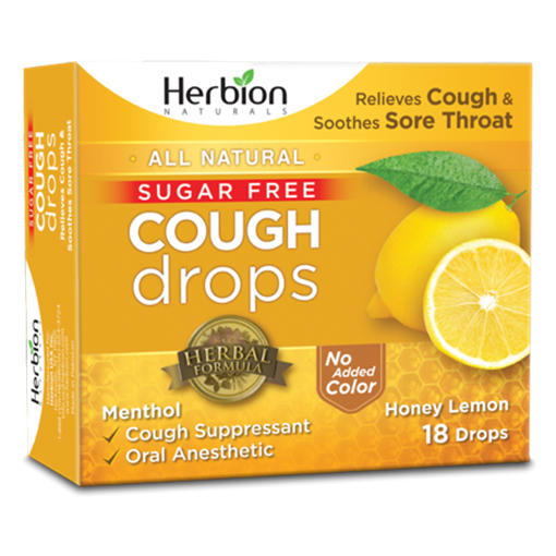 Picture of Herbion Herbion Cough Lozenges, Honey Lemon 18 Count