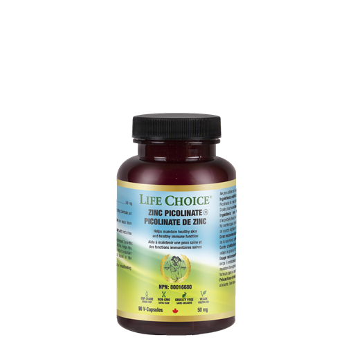 Picture of Life Choice Life Choice Zinc Picolinate 50mg, 90 Capsules