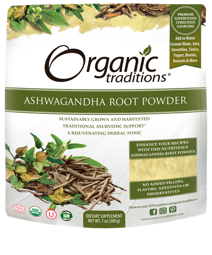 Picture of Organic Traditions Ashwagandha Powder, 200g