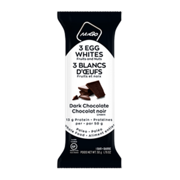 Picture of  3 Eggs White Bar - Dark Chocolate, 12x50g
