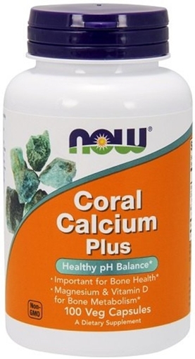 Picture of NOW Foods Coral Calcium Plus, 100 Veg Capsules