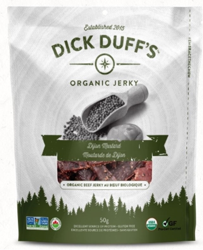 Picture of Dick Duff's Organic Dijon Mustard Beef Jerky, 50g