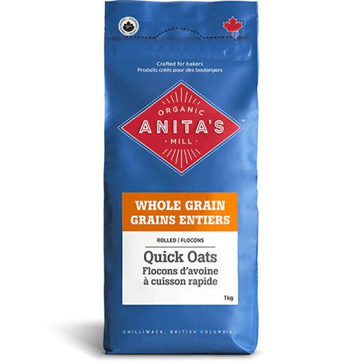 Picture of Anita's Organic Mill Rolled Quick Oats, 4 x 1 kg