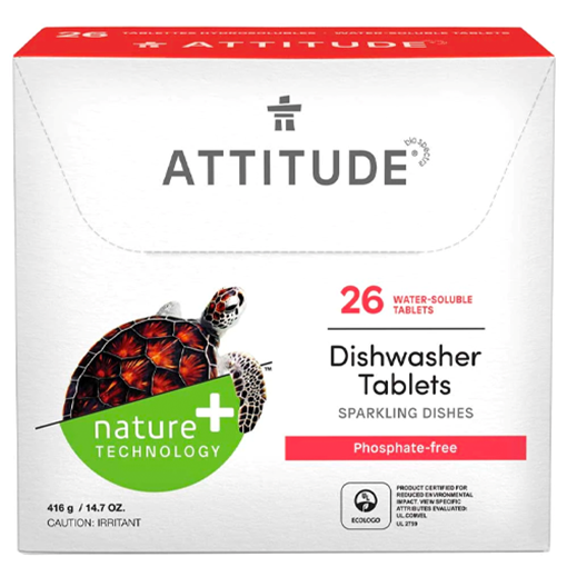 Picture of Attitude Dishwashing Detergent Eco-Pouches, 338g