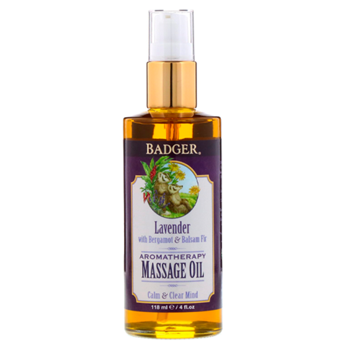 Picture of Badger Balm Aromatherapy Massage Oil, Lavender 118ml