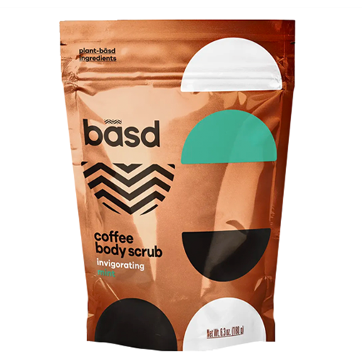 Picture of basd body care Invigorating Coffee Scrub, Mint 180g