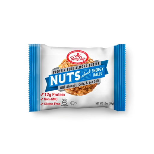 Picture of Betty Lou's Inc. Nuts About Energy Balls Protein Plus, Almond Butter 12x49g