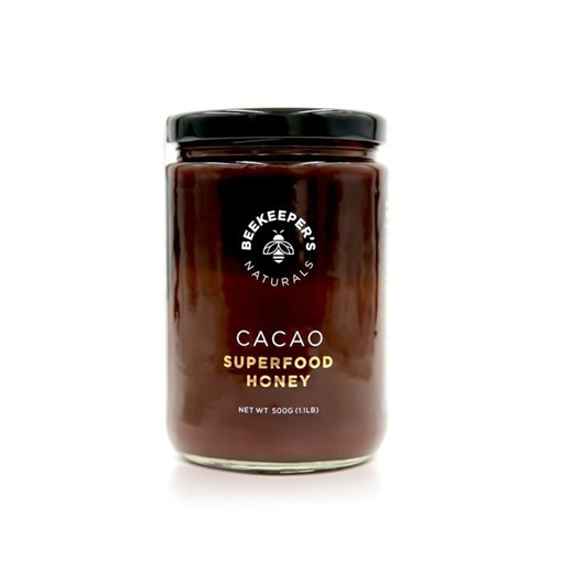 Picture of Beekeeper's Naturals Inc. Superfood Cacao Honey 500g