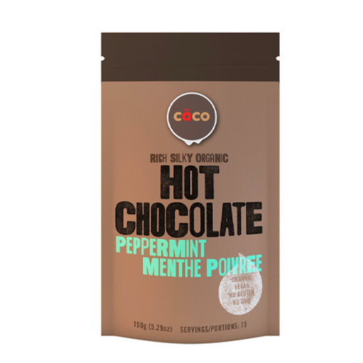 Picture of COCO Hot Chocolate Organic Peppermint Hot Chocolate, 6x150g