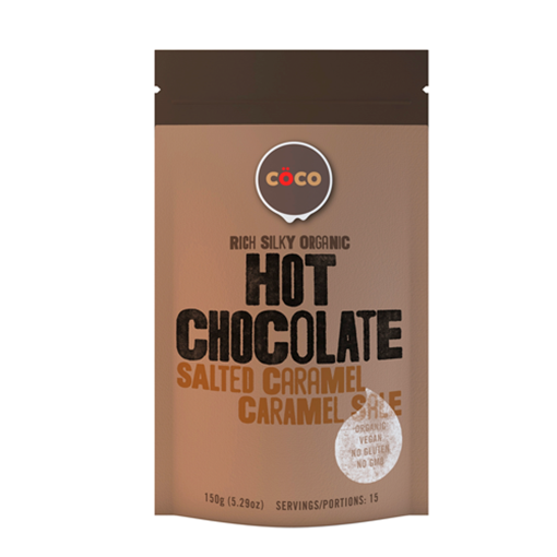 Picture of COCO Hot Chocolate Organic Salted Caramel Hot Chocolate, 6x150g