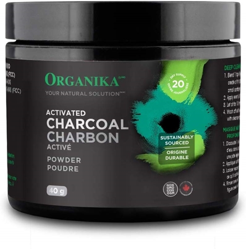 Picture of Organika Activated Charcoal Powder, 40g