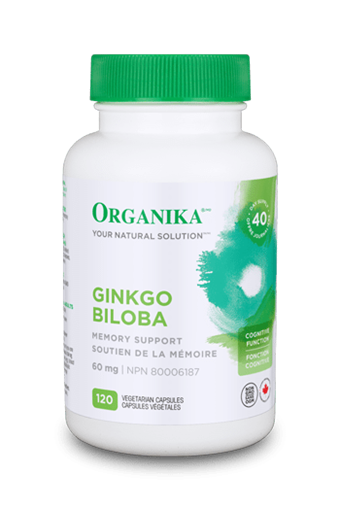 Picture of Organika Ginkgo Biloba Extract, 120 VCAPS