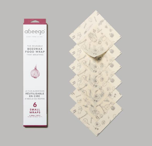 Picture of Abeego Small Reusable Beeswax Food Wrap, 6pk