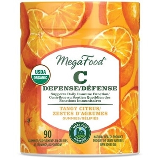 Picture of MegaFood Vitamin C Defense Tangy Citrus Gummies, 90ct