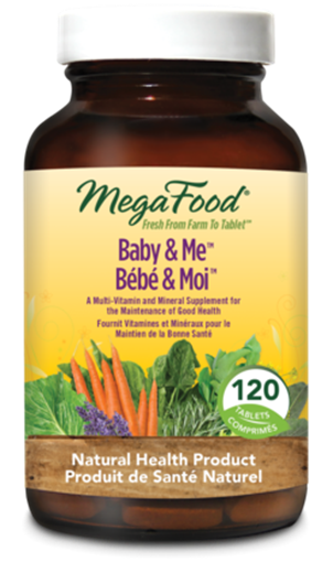 Picture of MegaFood Baby & me, 120 tabs