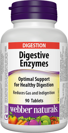 Picture of Webber Naturals Digestive Enzymes, 90 tabs